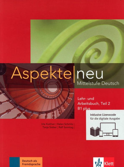 Tanja Sieber: Aspekte neu. B1+. Lehr- und Arbeitsbuch mit Audios inklusive Lizenzcode BlinkLearning. Teil 2 (+CD)