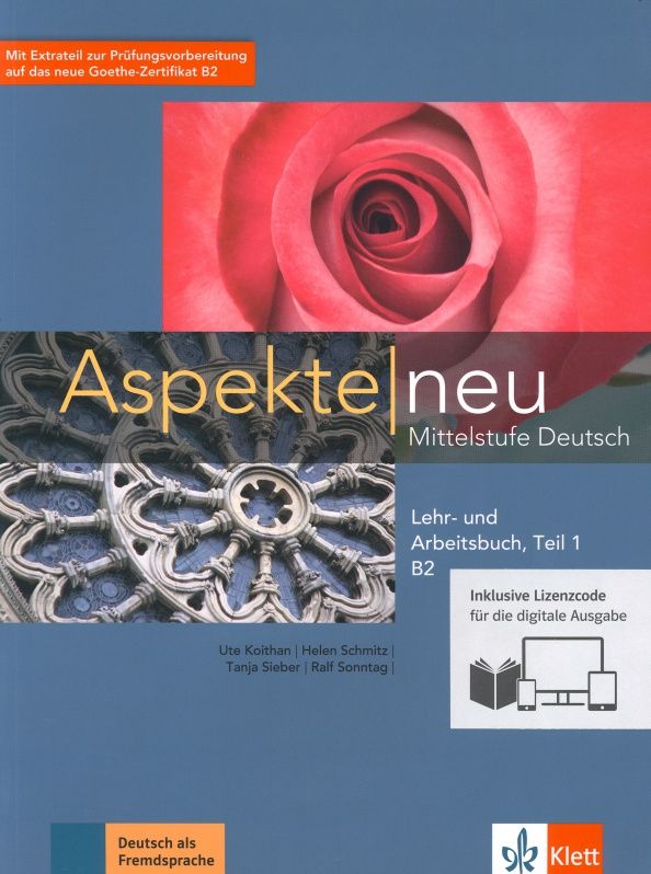 Tanja Sieber: Aspekte neu. B2. Lehr- und Arbeitsbuch mit Audios inklusive Lizenzcode BlinkLearning. Teil 1 (+CD)