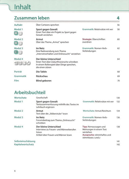 Tanja Sieber: Aspekte neu. B2. Lehr- und Arbeitsbuch mit Audios inklusive Lizenzcode BlinkLearning. Teil 1 (+CD)