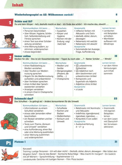 Tanja Sieber: Klasse! B1.1. Kursbuch mit Audios und Videos. Deutsch fur Jugendliche