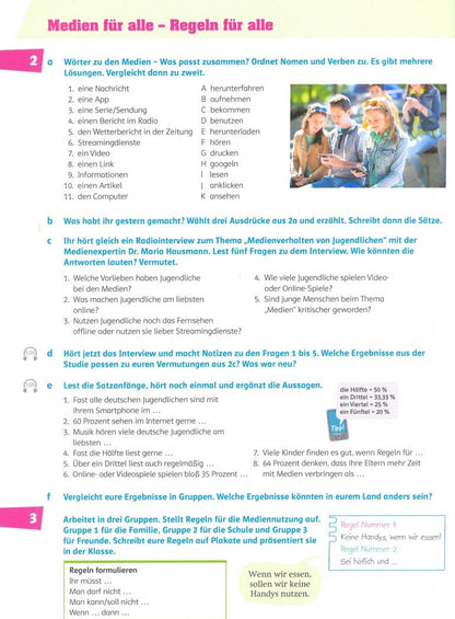 Tanja Sieber: Klasse! B1.1. Kursbuch mit Audios und Videos. Deutsch fur Jugendliche