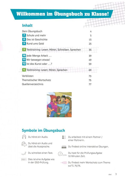 Tanja Sieber: Klasse! B1.2. Ubungsbuch mit Audios. Deutsch fur Jugendliche