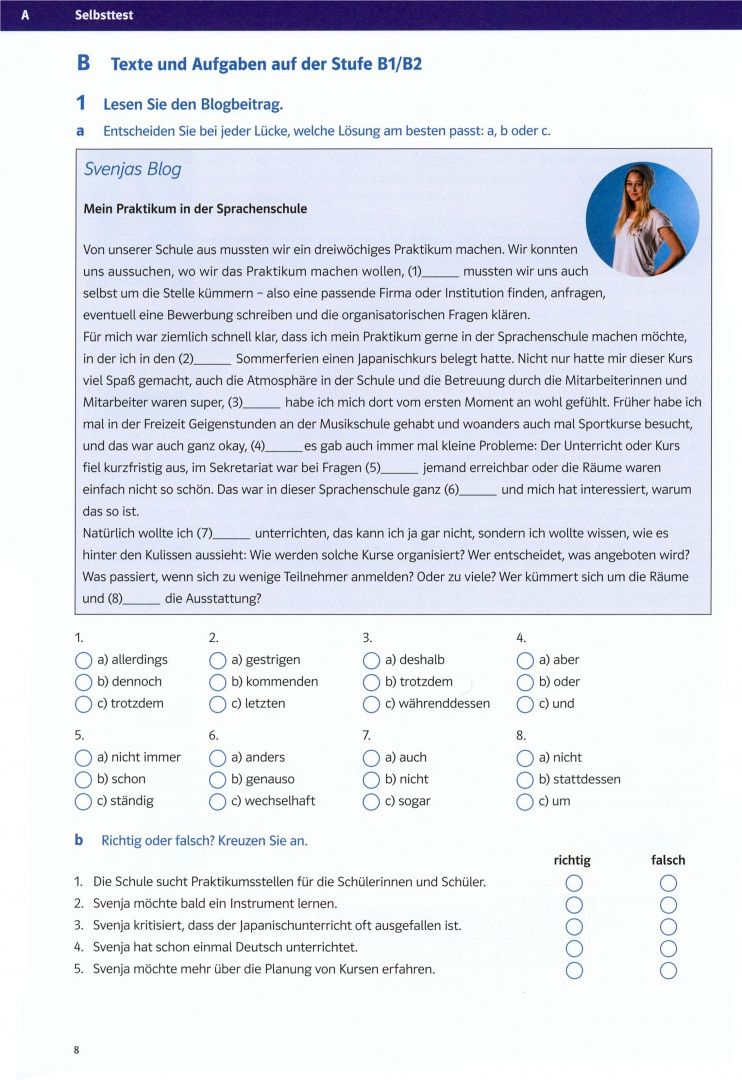 Sandra Hohmann: Deutsch intensiv. Lesen B2. Das Training