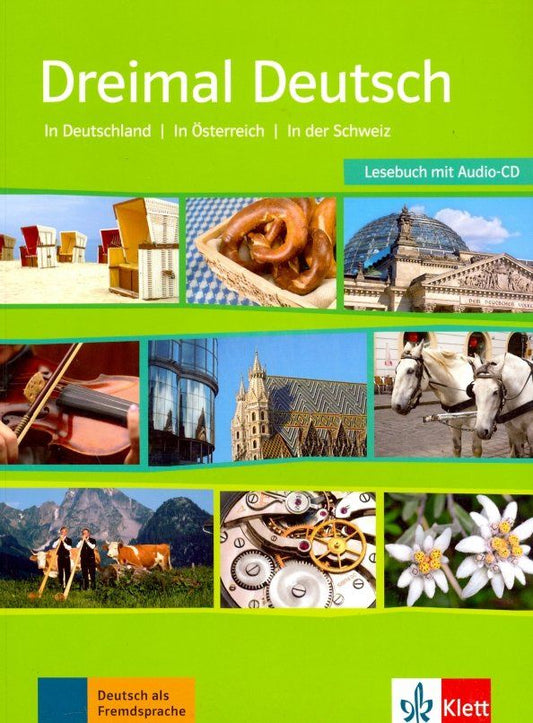 Uta Matecki: Dreimal Deutsch A2-B1 Lesebuch + CD