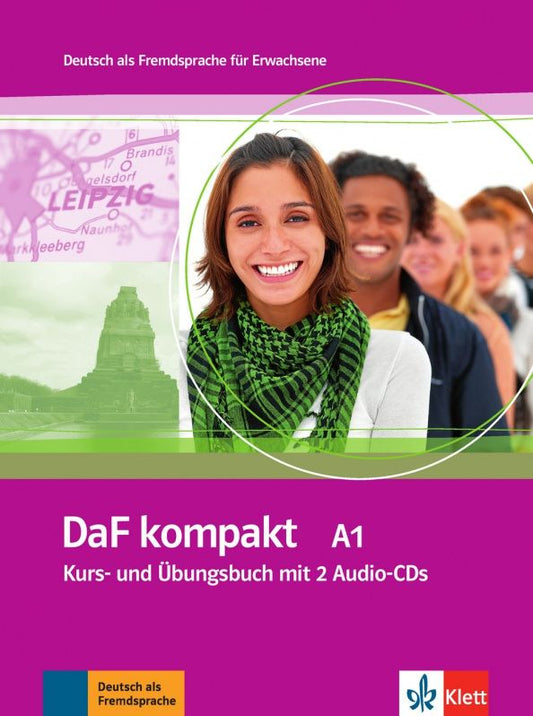 Margit Doubek: DaF kompakt A1. Deutsch als Fremdsprache für Erwachsene. Kurs- und Übungsbuch mit 2 Audio-CDs