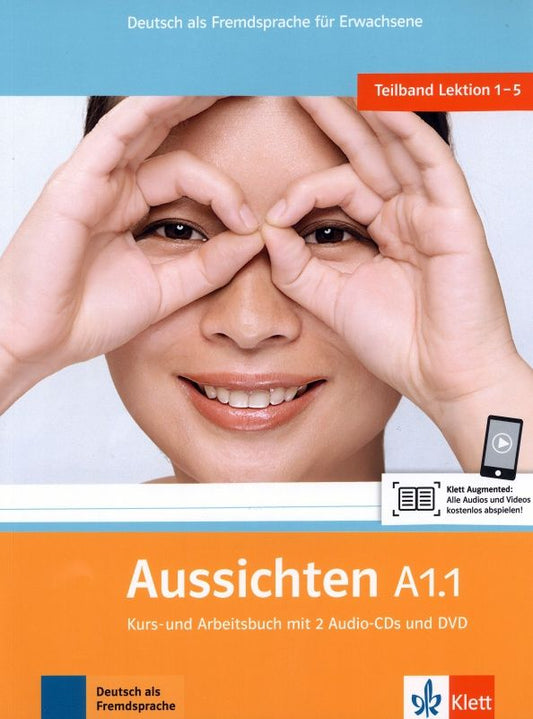 Angelika Lundquist-Mod: Aussichten. A1.1. Kurs- und Arbeitsbuch mit 2 Audio-CDs und DVD
