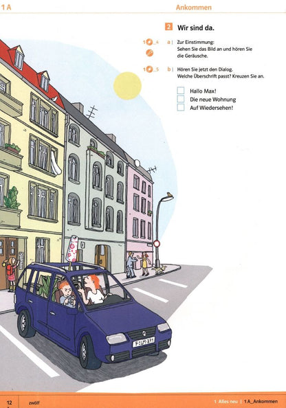 Angelika Lundquist-Mod: Aussichten. A1.1. Kurs- und Arbeitsbuch mit 2 Audio-CDs und DVD