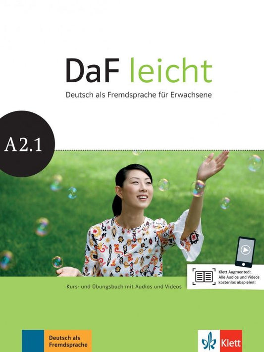 Angelika Lundquist-Mod: DaF leicht A2.1. Deutsch als Fremdsprache für Erwachsene. Kurs- und Übungsbuch mit Audios und Videos