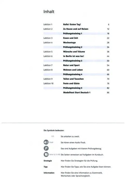 DaF leicht A1. Prüfungstrainer mit Audios