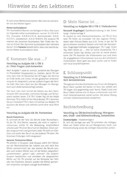 Radka Lemmen: DaF im Unternehmen A1. Lehrerhandbuch