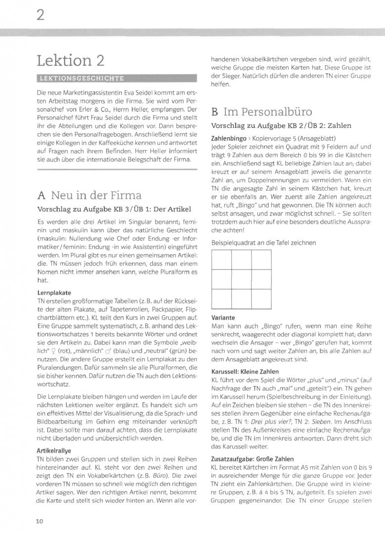 Radka Lemmen: DaF im Unternehmen A1. Lehrerhandbuch