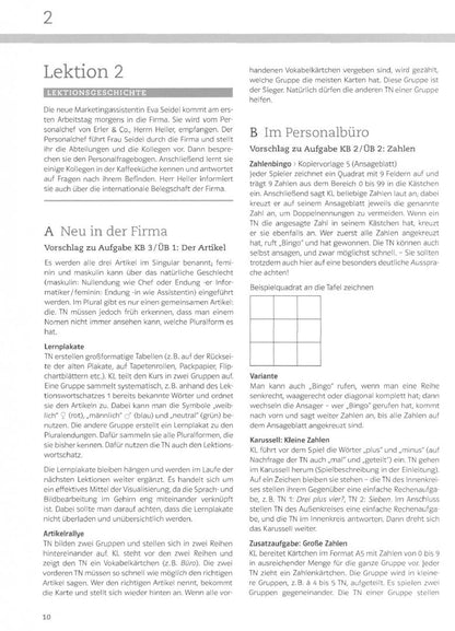 Radka Lemmen: DaF im Unternehmen A1. Lehrerhandbuch