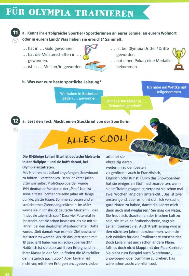 Olga Swerlowa: Die Deutschprofis. B1.1. Kurs- und Ubungsbuch mit Audios und Clips
