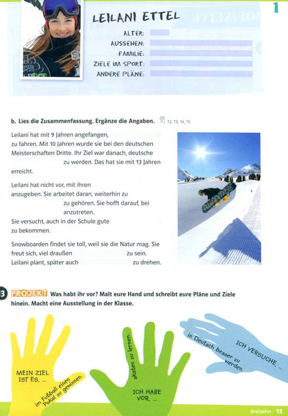 Olga Swerlowa: Die Deutschprofis. B1.1. Kurs- und Ubungsbuch mit Audios und Clips