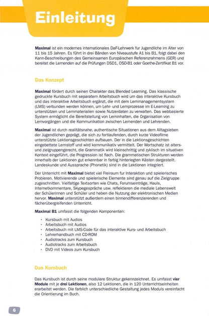 Dejan Kramzar: Maximal B1. Deutsch fur Jugendliche. Lehrerhandbuch mit CD-ROM und 4 Audio-CDs