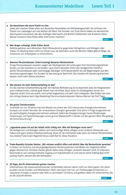 Hidegard Meister: Mit Erfolg zum Deutsch-Test für den Beruf C1. Übungs- und Testbuch + Online