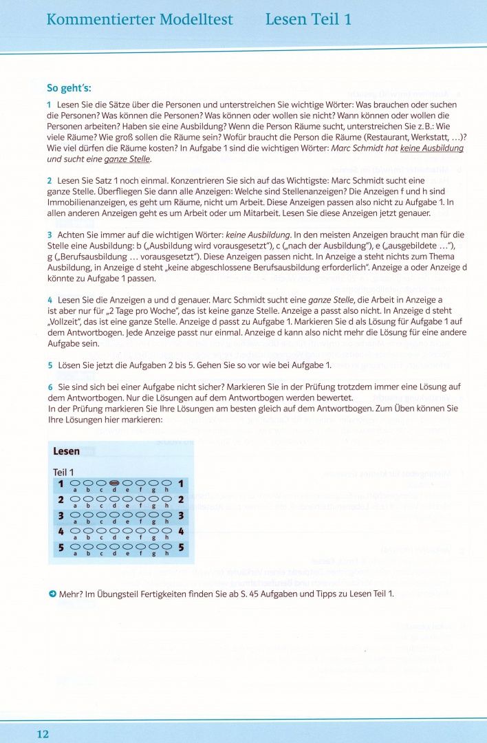 Margret Rodi: Mit Erfolg zum Deutsch-Test für den Beruf B1. Übungsbuch + online