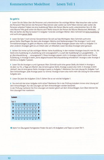 Margret Rodi: Mit Erfolg zum Deutsch-Test für den Beruf B1. Übungsbuch + online