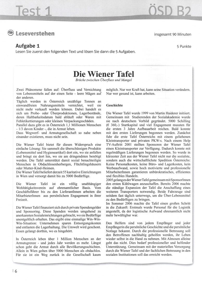 Anita Tamasi: B2-Tests neu zur Vorbereitung auf die Prüfung ÖSD Zertifikat B2. Testbuch und Audio-CD