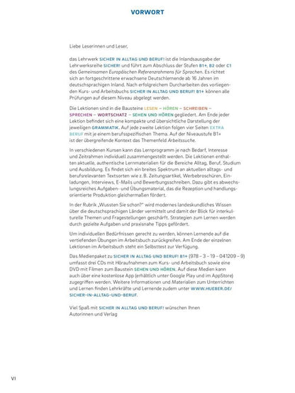Jutta Orth-Chambah: Sicher in Alltag und Beruf! B1+. Kurs- und Arbeitsbuch. Deutsch als Zweitsprache