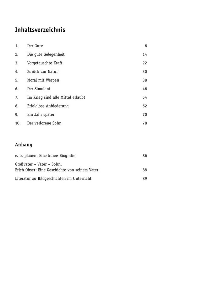 Franz Eppert: Deutsch mit Vater und Sohn. Lesebuch. 10 Bildgeschichten von E. O. Plauen