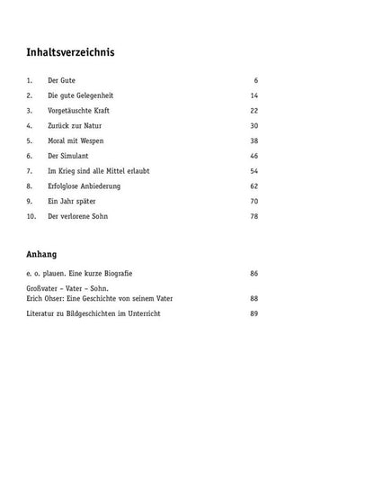 Franz Eppert: Deutsch mit Vater und Sohn. Lesebuch. 10 Bildgeschichten von E. O. Plauen