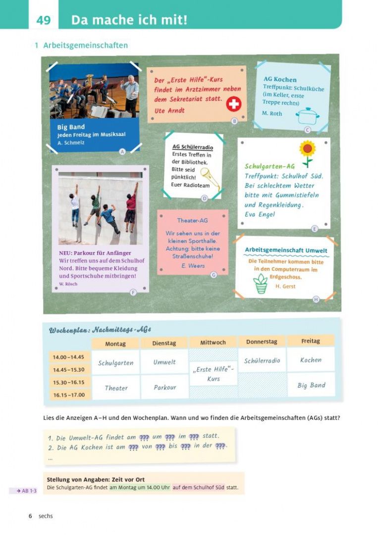 Gabriele Kopp: Dabei! B1.1. Kursbuch. Deutsch für Jugendliche. Deutsch als Fremdsprache