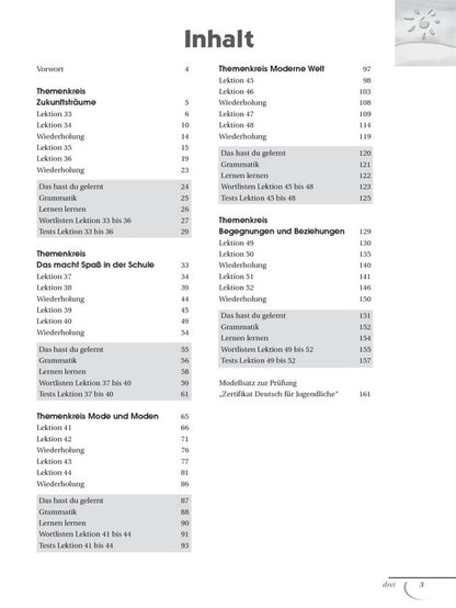 Gabriele Kopp: Planet 3. Arbeitsbuch. Deutsch für Jugendliche. Deutsch als Fremdsprache