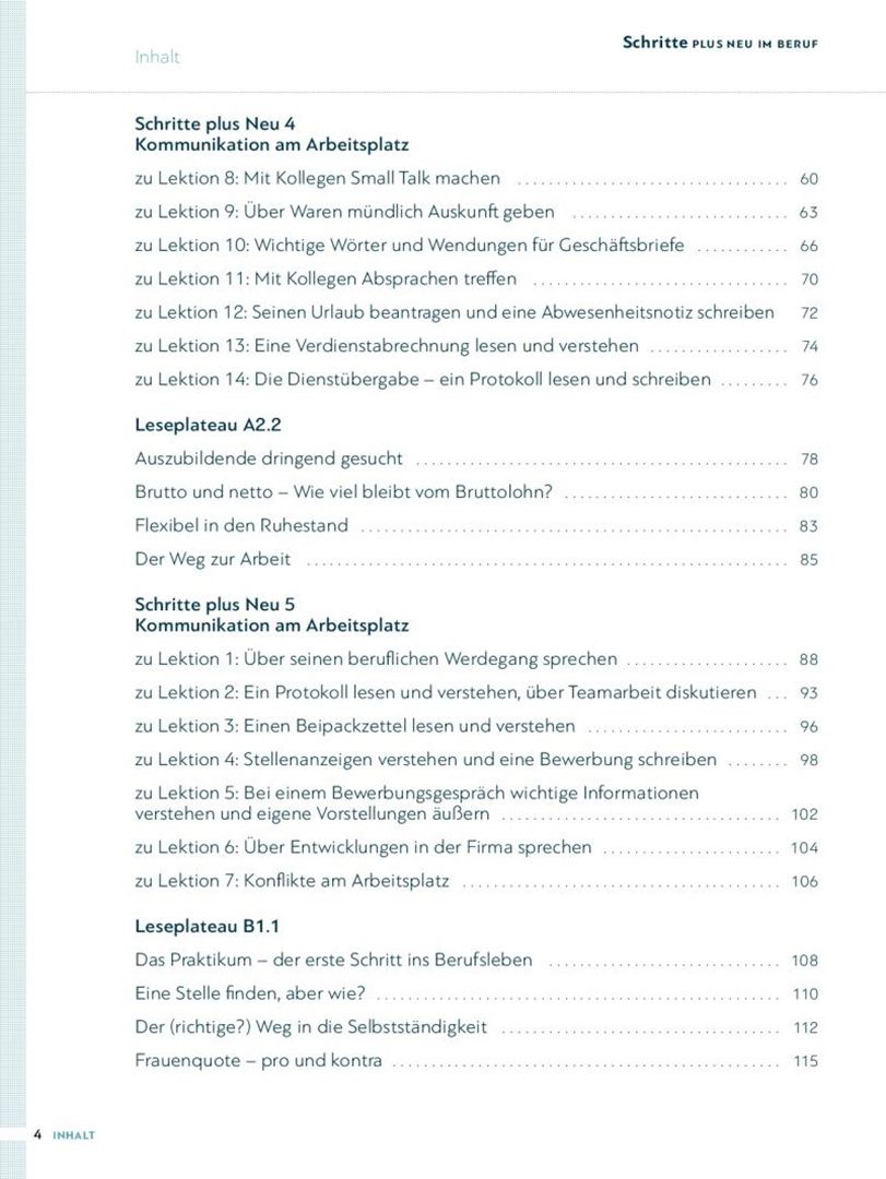 Wolfgang Baum: Schritte plus Neu im Beruf 2–6. Kopiervorlagen. Deutsch als Zweitsprache
