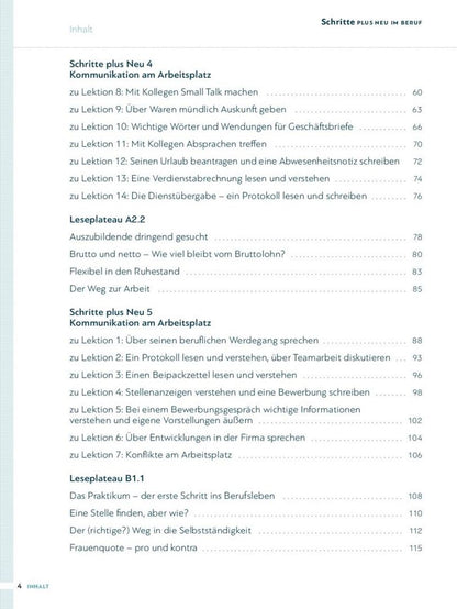 Wolfgang Baum: Schritte plus Neu im Beruf 2–6. Kopiervorlagen. Deutsch als Zweitsprache