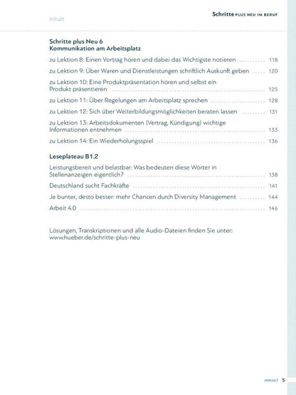 Wolfgang Baum: Schritte plus Neu im Beruf 2–6. Kopiervorlagen. Deutsch als Zweitsprache