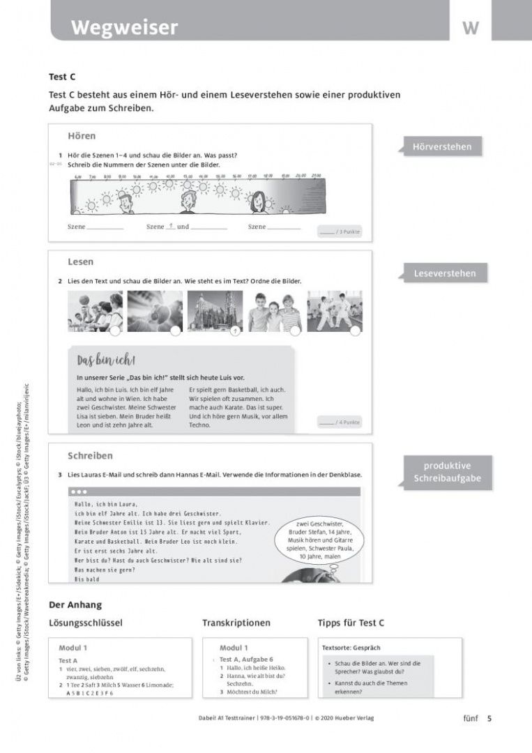 Gabriele Kopp: Dabei! A1. Testtrainer mit Audio-CD. Deutsch für Jugendliche. Deutsch als Fremdsprache