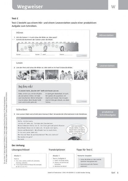 Gabriele Kopp: Dabei! A1. Testtrainer mit Audio-CD. Deutsch für Jugendliche. Deutsch als Fremdsprache