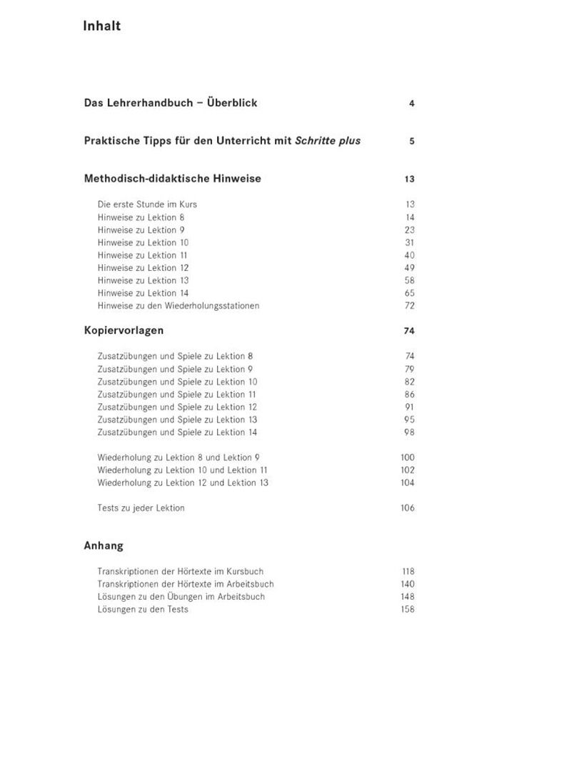 Petra Klimaszyk: Schritte plus 6. Lehrerhandbuch. Deutsch als Fremdsprache