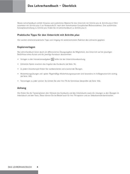 Petra Klimaszyk: Schritte plus 6. Lehrerhandbuch. Deutsch als Fremdsprache