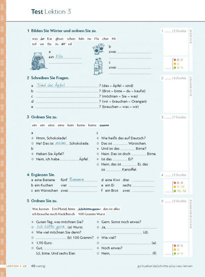 Angela Pude: Schritte plus Neu 1+2. Arbeitsbuch mit Audios online. Deutsch als Zweitsprache für Alltag und Beruf