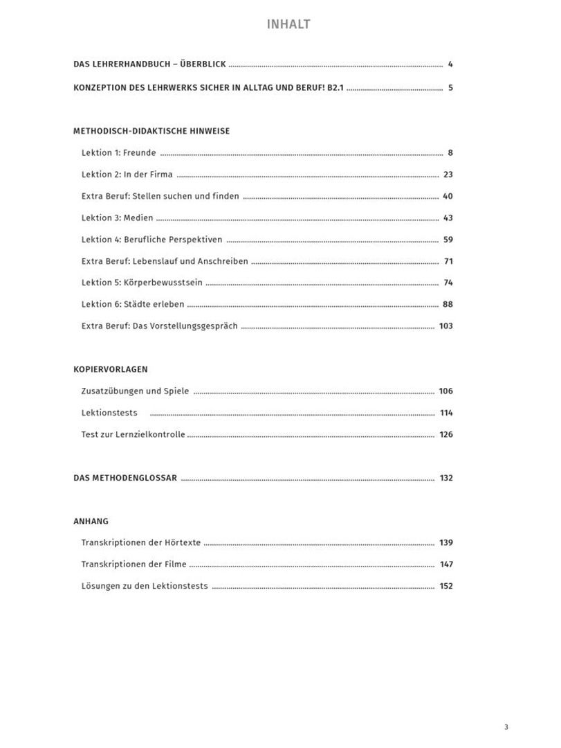 Susanne Wagner: Sicher in Alltag und Beruf! B2.1. Lehrerhandbuch. Deutsch als Zweitsprache