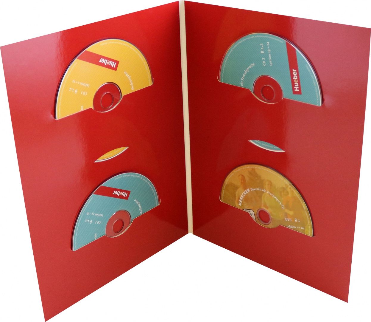Angela Pude: Menschen B1. Medienpaket, 3 Audio-CDs und 1 DVD zum Kursbuch