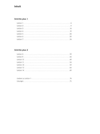 Franz Specht: Schritte plus 1+2. Intensivtrainer mit Audio-CD zu Band 1 und 2. Deutsch als Fremdsprache