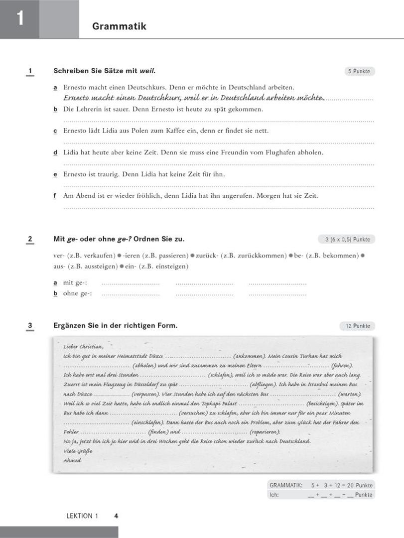 Daniela Niebisch: Schritte plus 3+4. Intensivtrainer mit Audio-CD zu Band 3 und 4. Deutsch als Fremdsprache