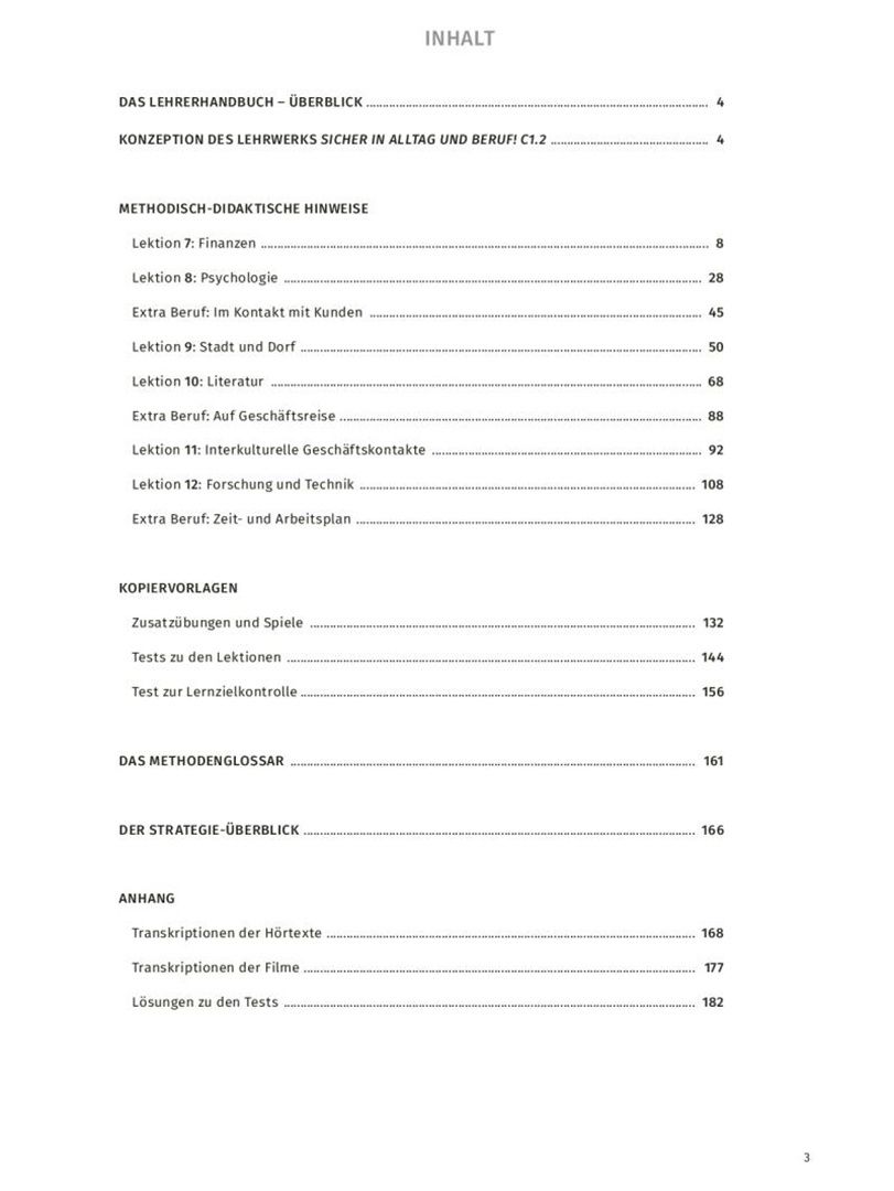 Sonke Andresen: Sicher in Alltag und Beruf! C1.2. Lehrerhandbuch. Deutsch als Zweitsprache