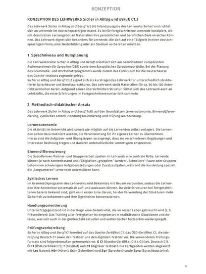 Sonke Andresen: Sicher in Alltag und Beruf! C1.2. Lehrerhandbuch. Deutsch als Zweitsprache