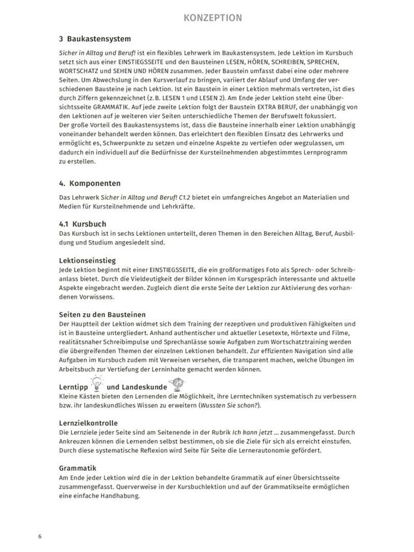 Sonke Andresen: Sicher in Alltag und Beruf! C1.2. Lehrerhandbuch. Deutsch als Zweitsprache