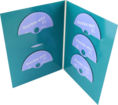 Rolf Bruseke: Starten wir! B1. 3 Audio-CDs zum Kursbuch + 1 Audio CD zum Arbeitsbuch + 1 MP3 CD mit Audiotracks