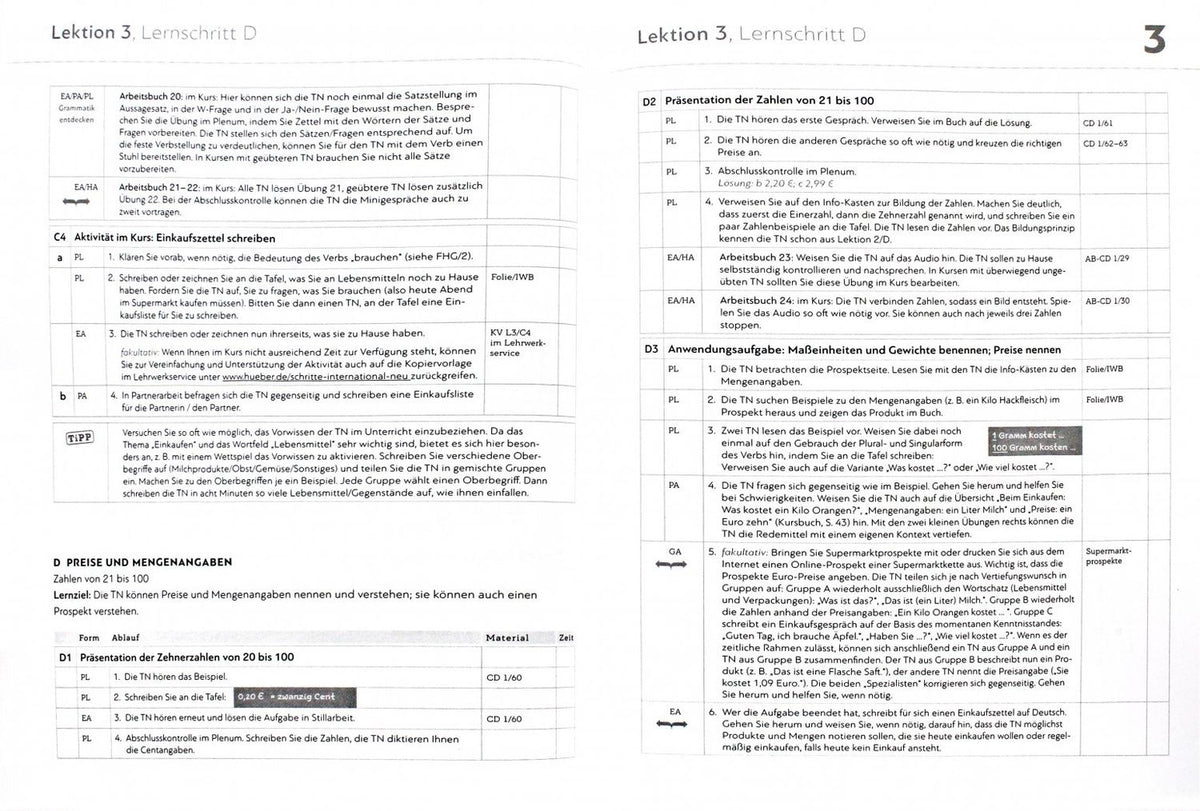 Isabel Kramer-Keine: Schritte international Neu 1. Lehrerhandbuch. Deutsch als Fremdsprache