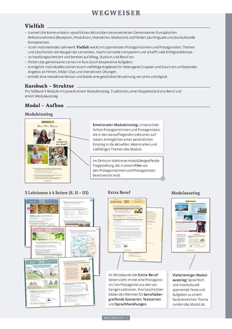 Dagmar Giersberg: Vielfalt. B2.2. Kurs- und Arbeitsbuch plus interaktive Version. Deutsch als Fremdsprache