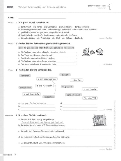 Dagmar Giersberg: Schritte plus Neu 3+4. Testtrainer mit Audio-CD. Deutsch als Zweitsprache