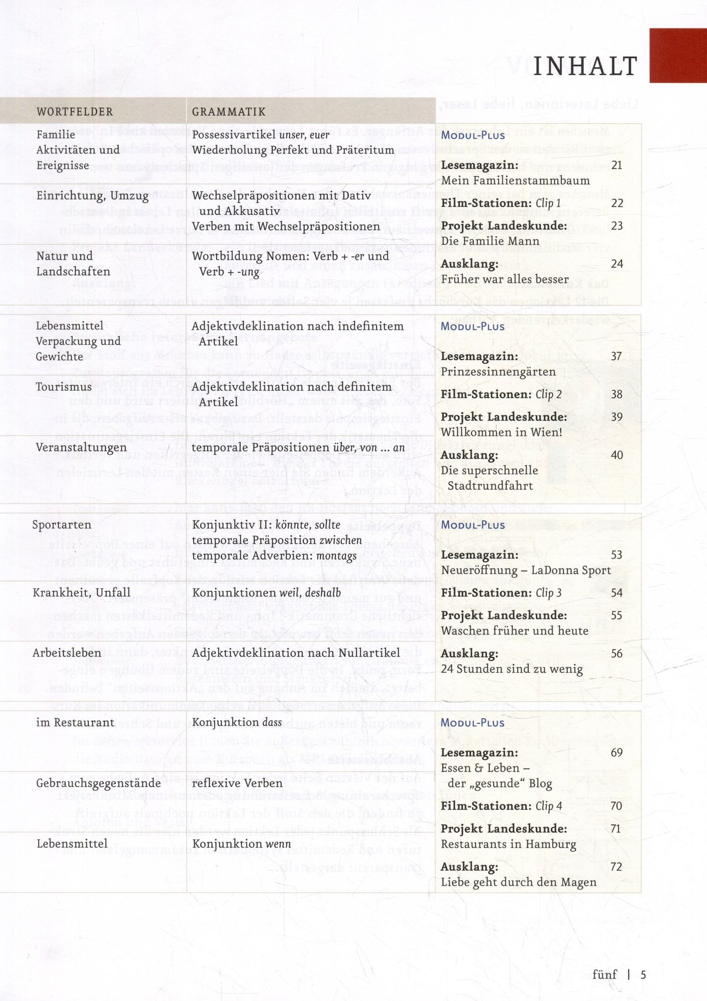 Franz Specht: Menschen A2/1. Kursbuch