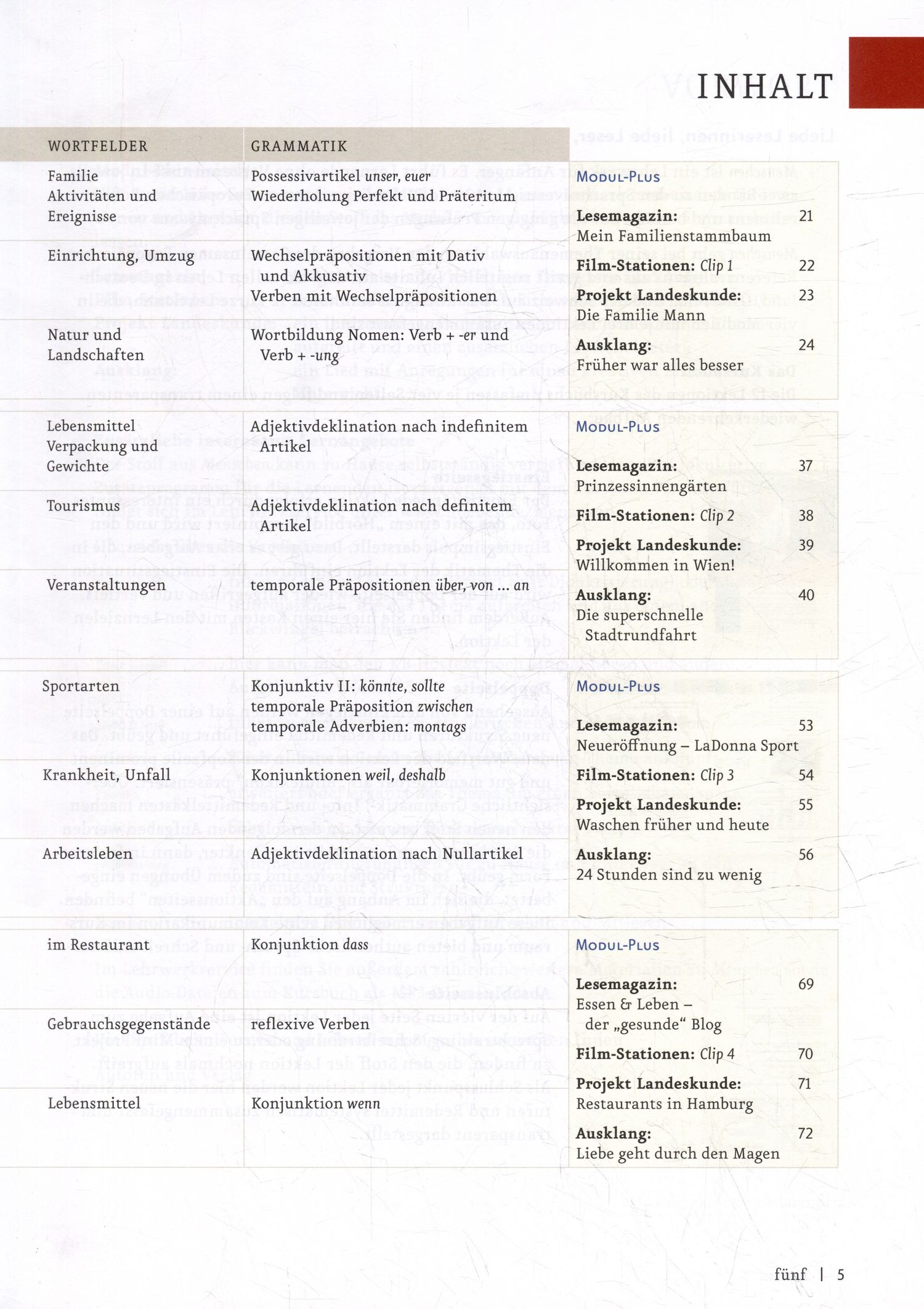 Franz Specht: Menschen A2/1. Kursbuch