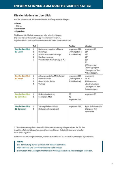 Heide Stiebeler: Prüfung Express. Goethe-Zertifikat B2, Deutschprüfung für Erwachsene. Übungsbuch mit Audios online